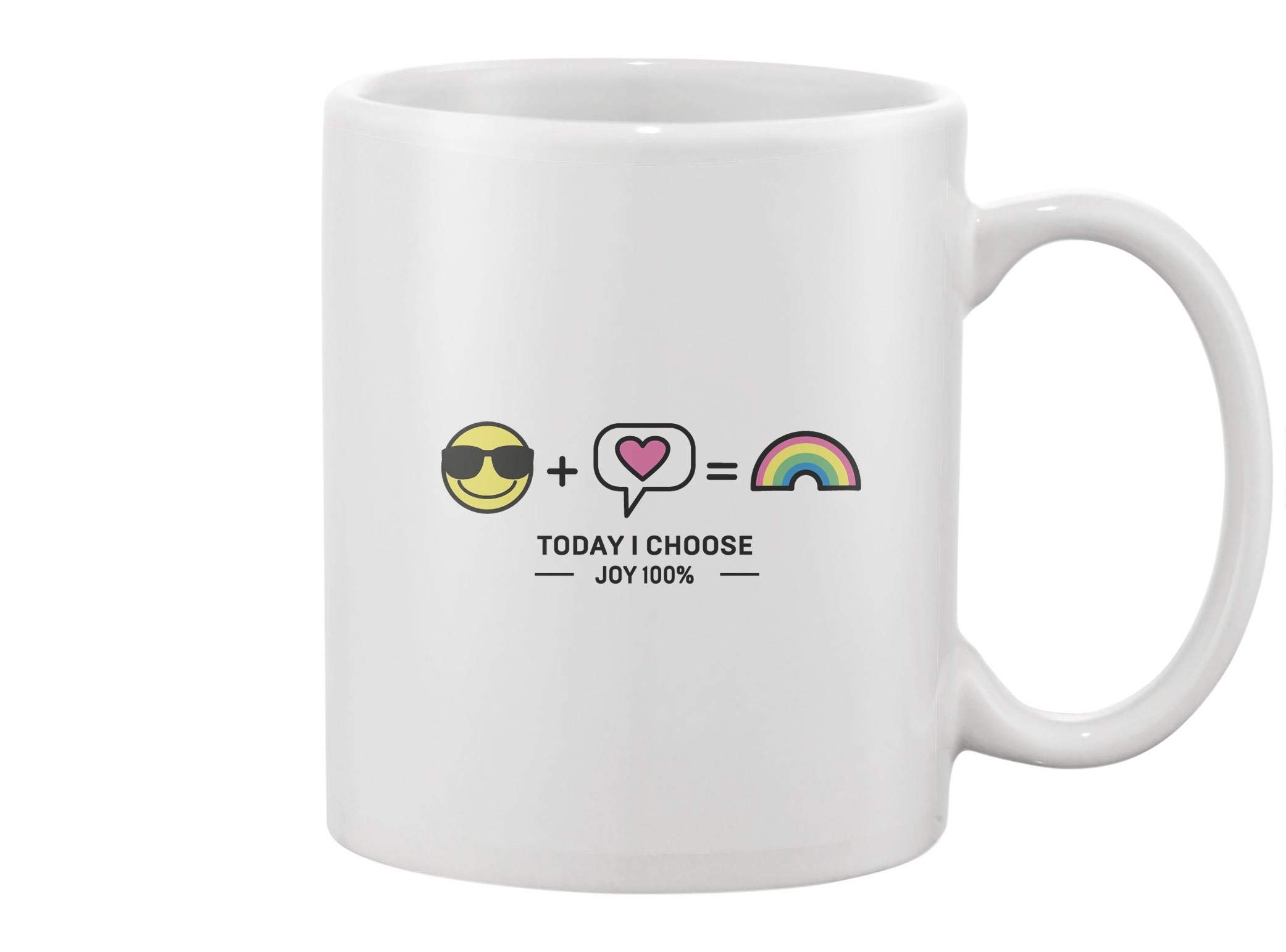 Smartprints 'Today I Choose Joy' Inspirational Coffee Mug - Perfect for Morning Coffee, Office Use & Thoughtful Gifts