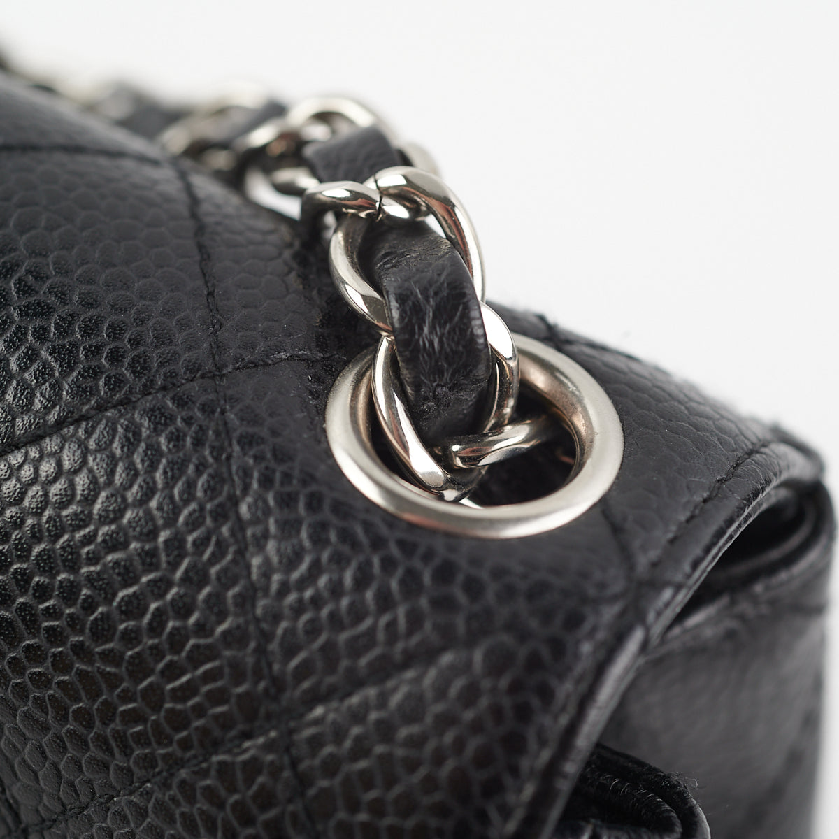 Chanel Caviar Leather Mini Square Crossbody Bag - Black Luxury Handbag for Women | Perfect for Evening Parties, Date Nights & Special Occasions