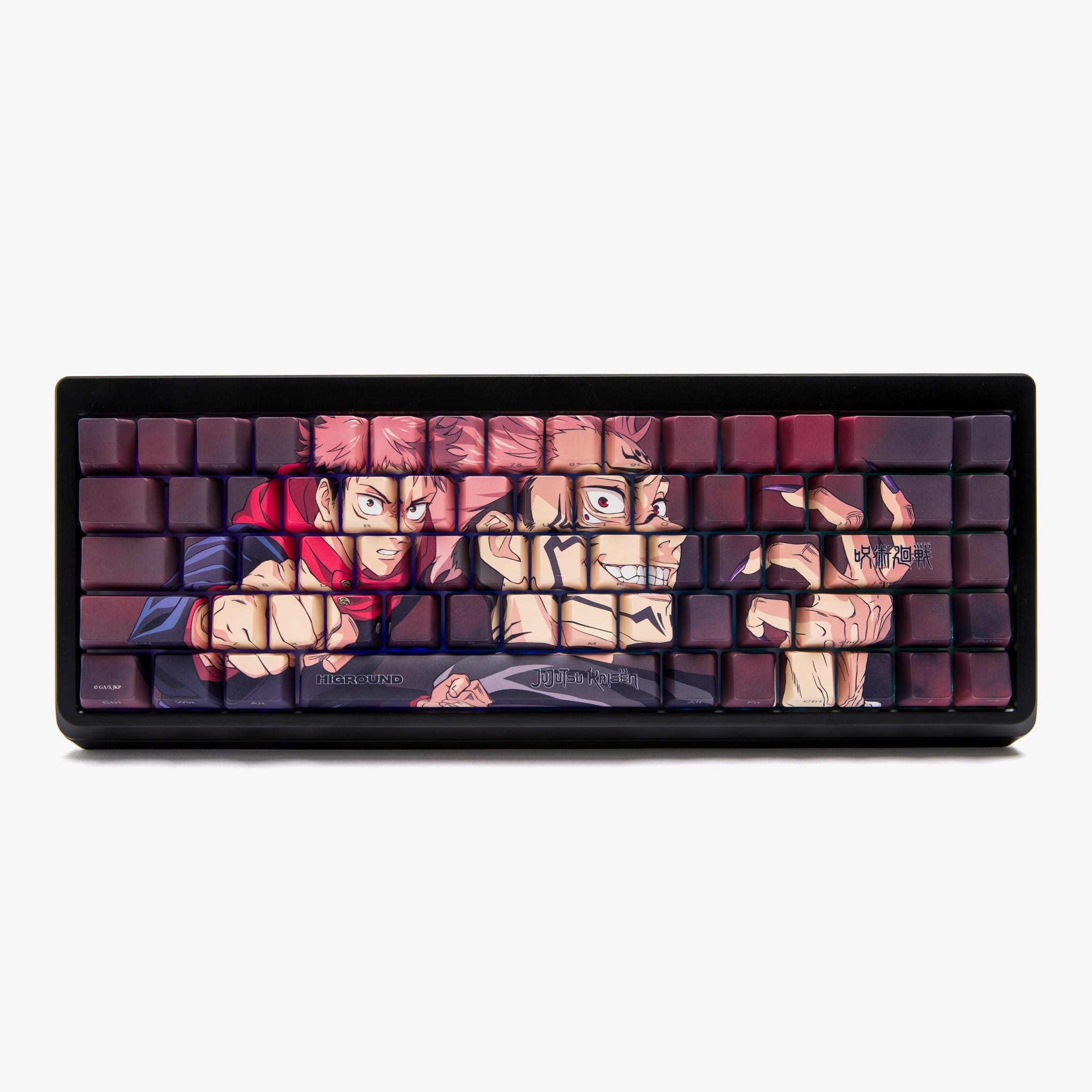 JJK x HG Summit 65 Mechanical Keyboard - Sukuna Themed Custom Gaming Keyboard with RGB Backlight | Perfect for Esports, Streaming & Office Work