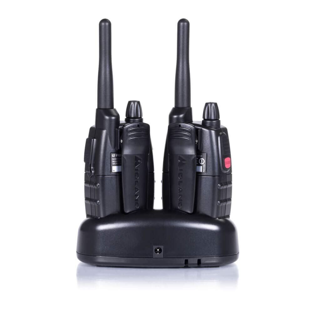 Midland G7E Pro Walkie Talkie Pair - 8 Channel Two-Way Radios, Black | Perfect for Outdoor Adventures, Hiking, Camping & Emergency Communication