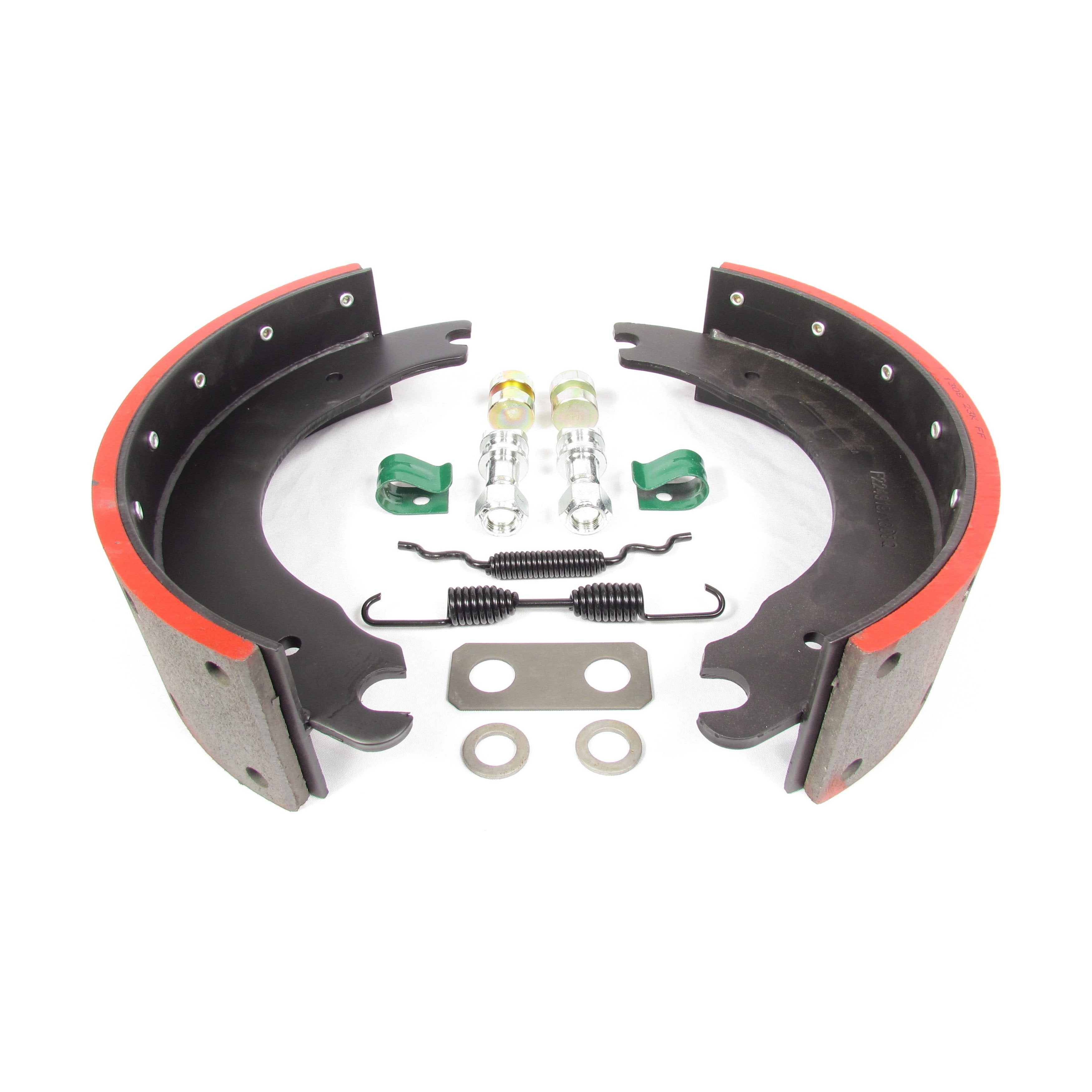 Fortpro 1308Q Front Brake Shoe Box Kit - GAWR 23K, 15” x 4” Brake Size | F224919 | Perfect for Heavy-Duty Trucks & Commercial Vehicles
