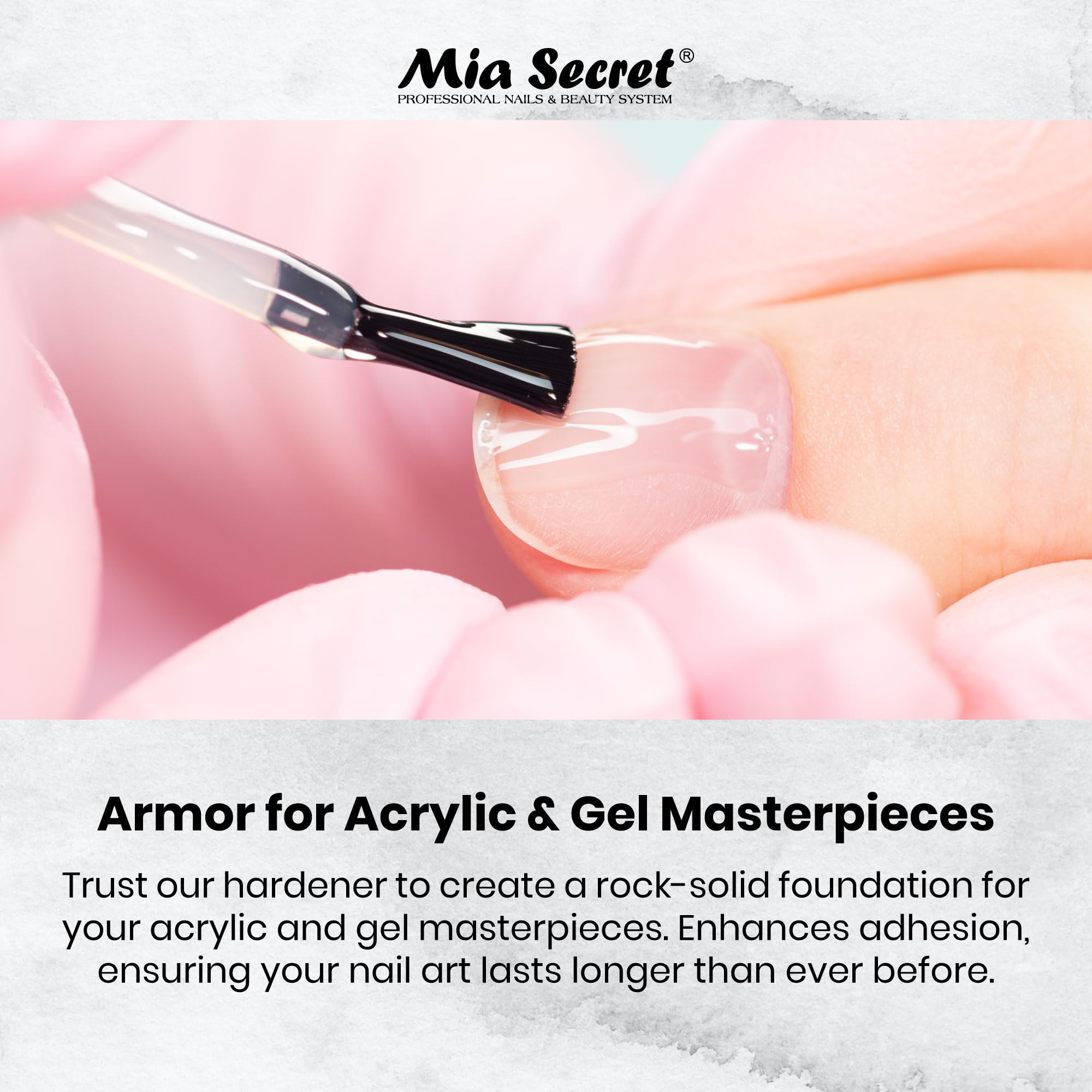 Mia Secret Professional Nail Growth Treatment with Garlic Extract (0.5oz) - Strengthen & Repair Brittle Nails for Healthy Growth - Perfect for Salon Use & At-Home Manicures