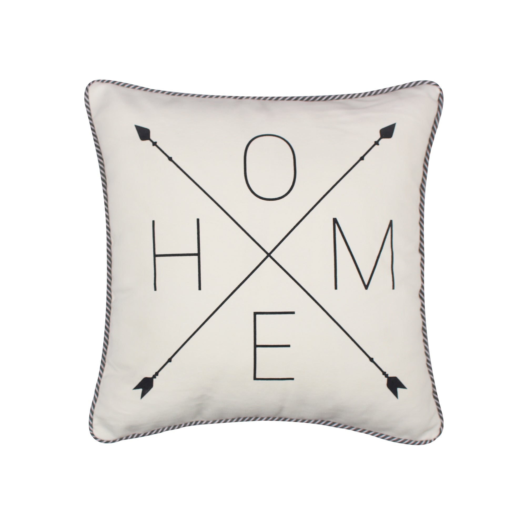 Rochelle Stripe Decorative Throw Pillow Cover - Soft Cotton Linen Blend Cushion Case for Sofa, Bed, Living Room & Home Decor
