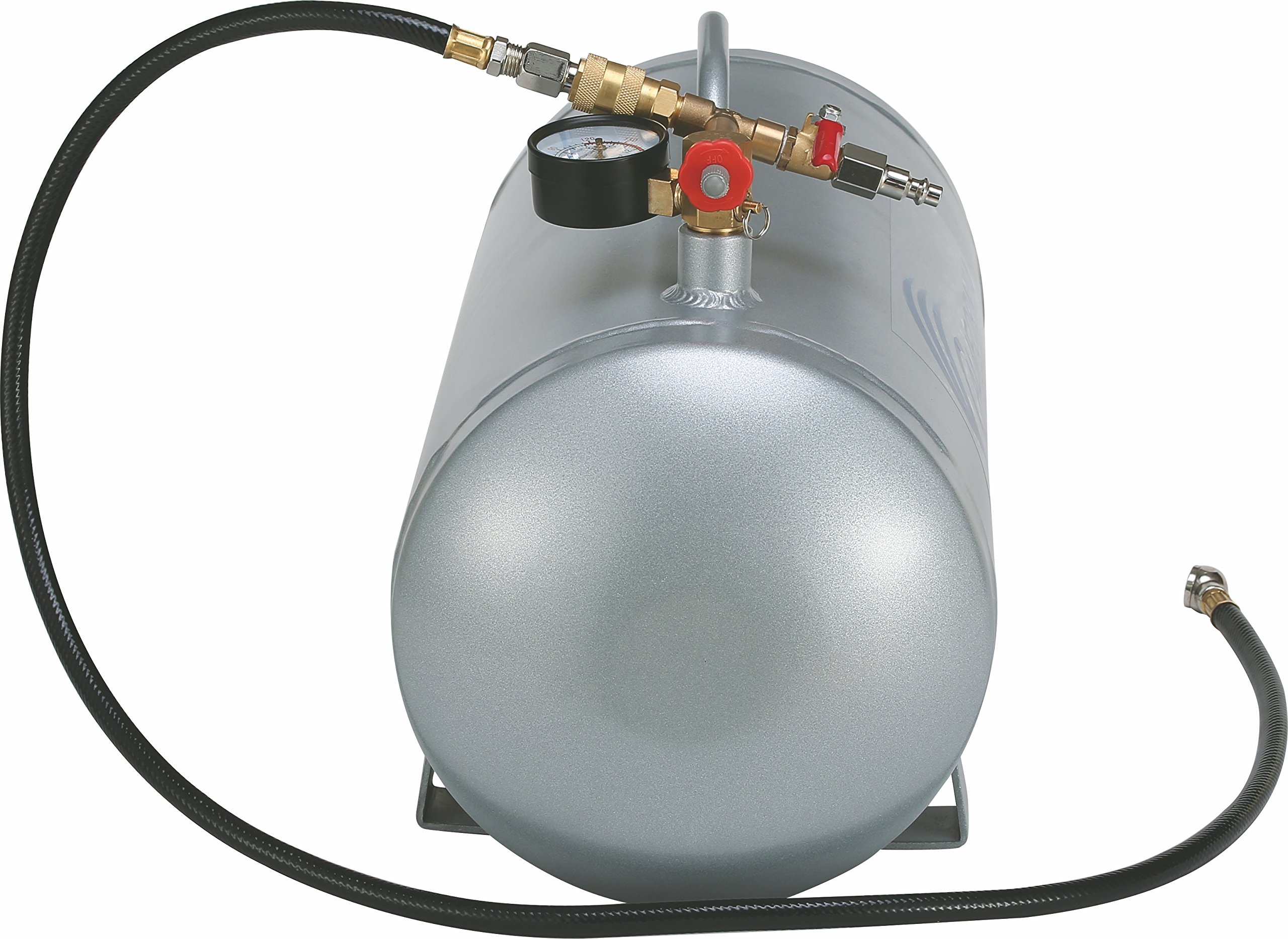 California Air Tools CAT-AUX05A 5 Gallon Lightweight Portable Aluminum Air Tank - Silver | Ideal for Home Garage, Auto Repair, and DIY Projects