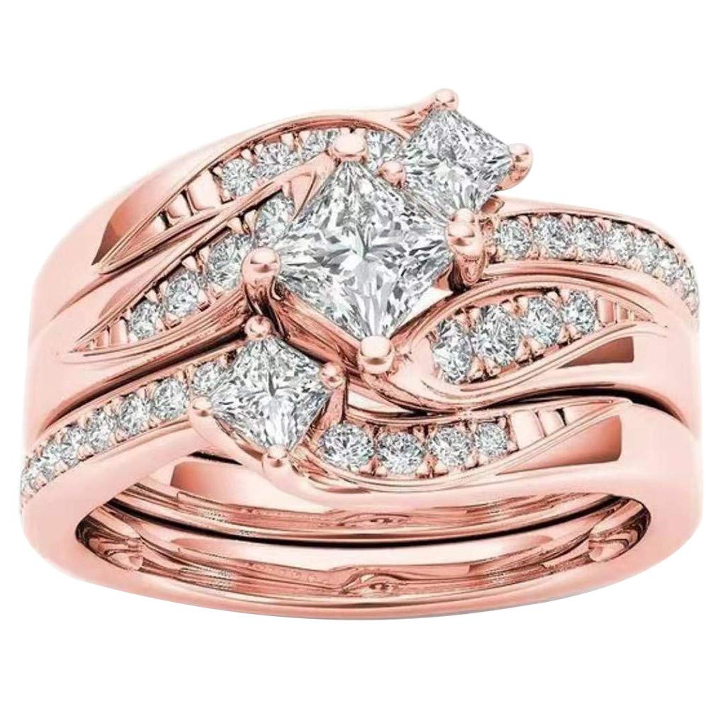 **Men's Silver Ring with Round Diamond - Wedding Band for Men & Women - Solid Yellow Gold Rings - Size 6-13 - Perfect for Engagement, Anniversary & Special Occasions**