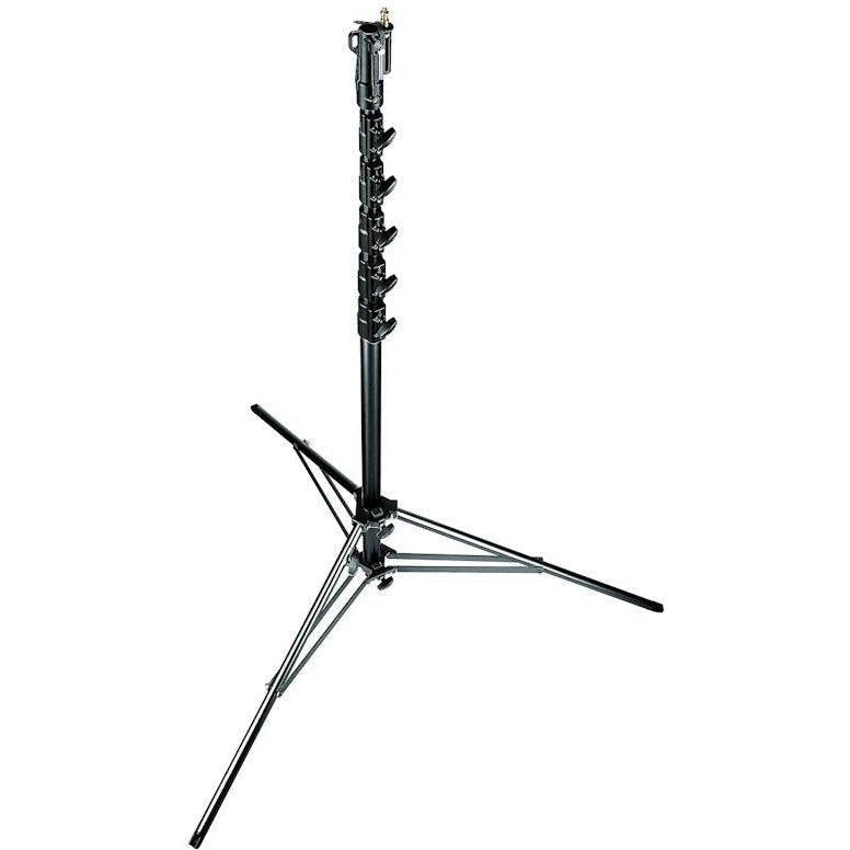 Manfrotto 269 Super Giant Heavy Duty Aluminum Tripod Stand - Professional Photography & Video Equipment for Studio, Outdoor Shooting & Live Streaming