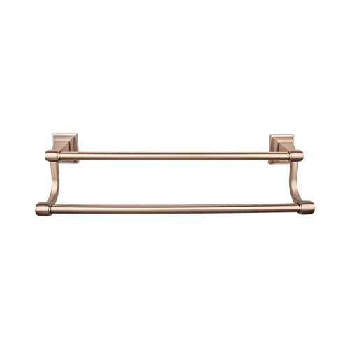 Stratton Double Towel Rod STK11-BB in Bronze - Elegant Bathroom Towel Bar for Modern & Traditional Bathrooms - Perfect for Bath, Shower, and Spa Areas