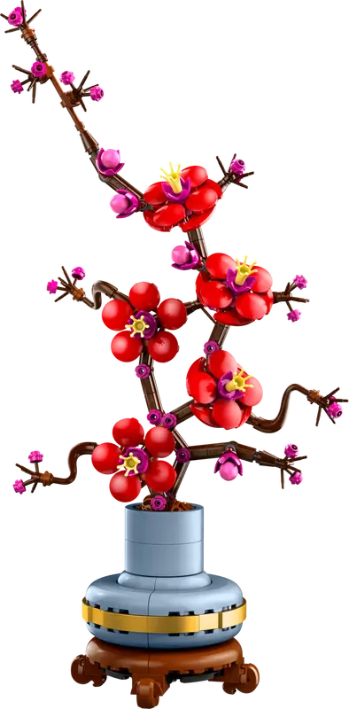LEGO Botanical Collection Plum Blossom Building Kit - Creative Flower Model for Home Decor, Gift & Relaxation | Perfect for Adults, Office Desk & Zen Spaces