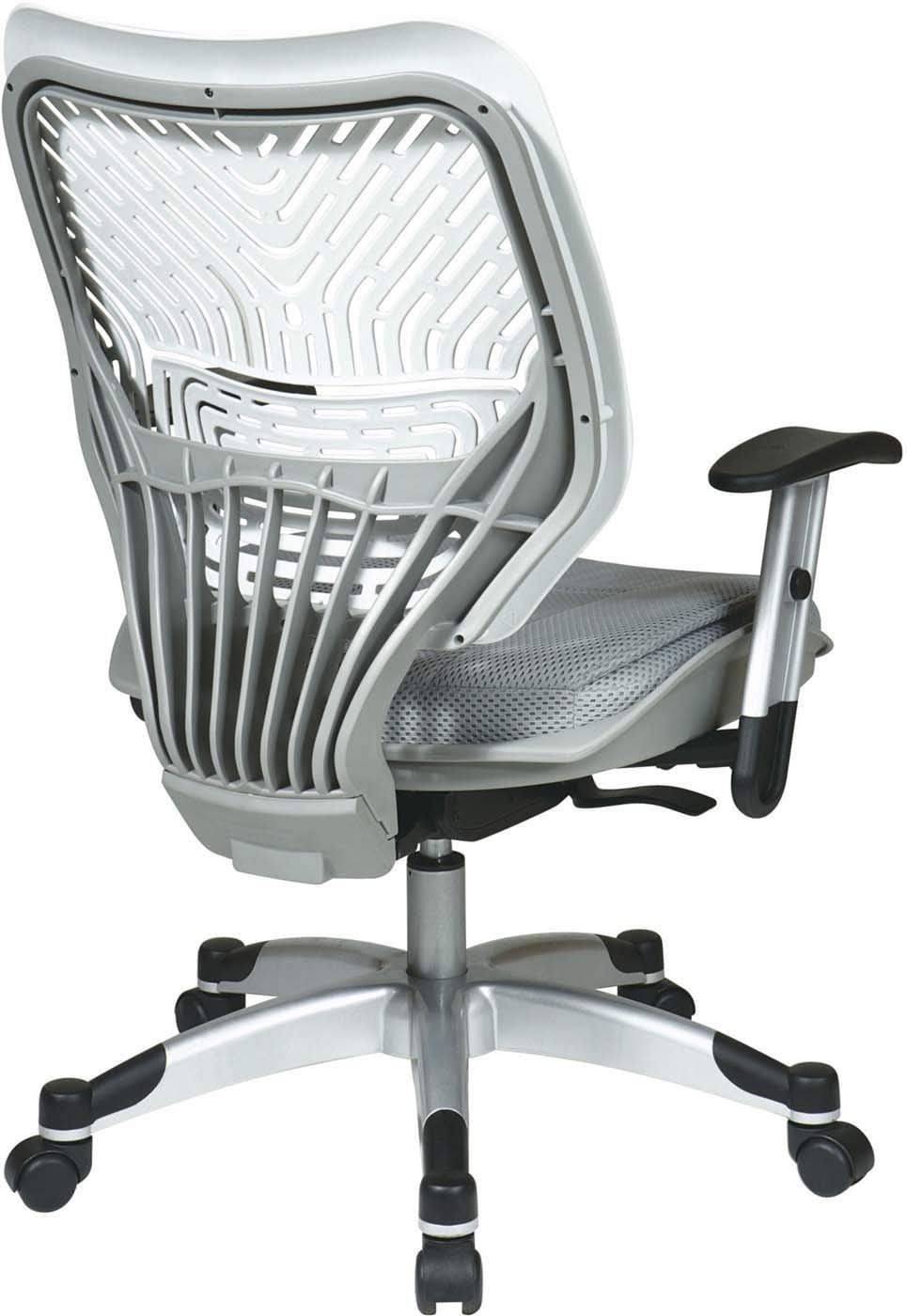 Space Seating® Ice SpaceFlex® Shadow Mesh Managers Chair - Ergonomic Office Chair with Adjustable Lumbar Support [86 M22C625R] - Perfect for Home Office, Executive Desks & Conference Rooms