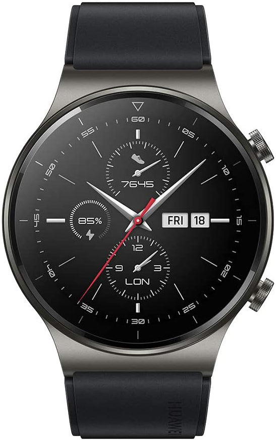 Refurbished Huawei GT 2 Pro Smartwatch - Premium Black | Fitness Tracker, Heart Rate Monitor, Sleep Tracking - Perfect for Running, Swimming & Daily Wear
