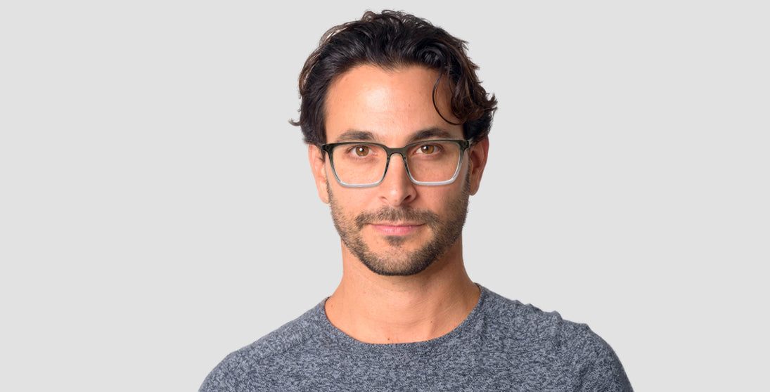 ST6251 Grey/Clear Reading Glasses - Lightweight & Anti-Blue Light for Computer, Reading & Office Work