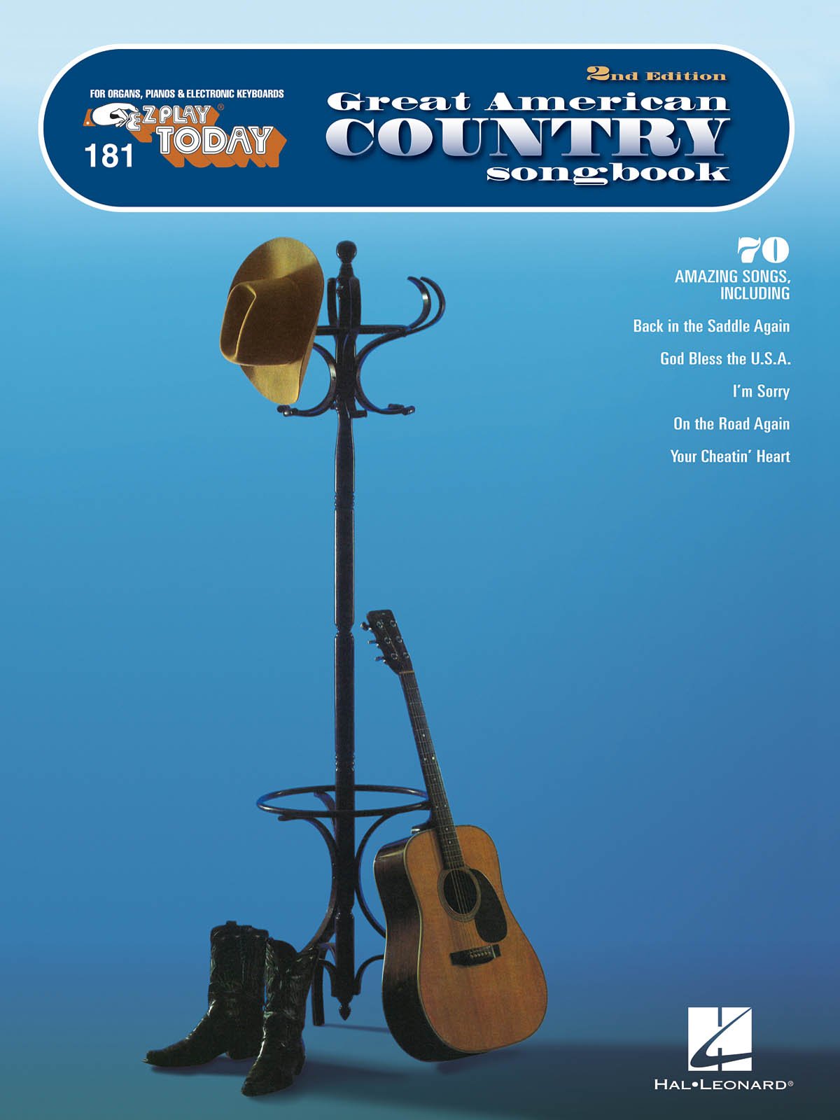 Great American Country Songbook: E-Z Play Today Volume 181 - Easy Piano Sheet Music for Beginners | Perfect for Home Practice, Music Lessons & Country Music Lovers