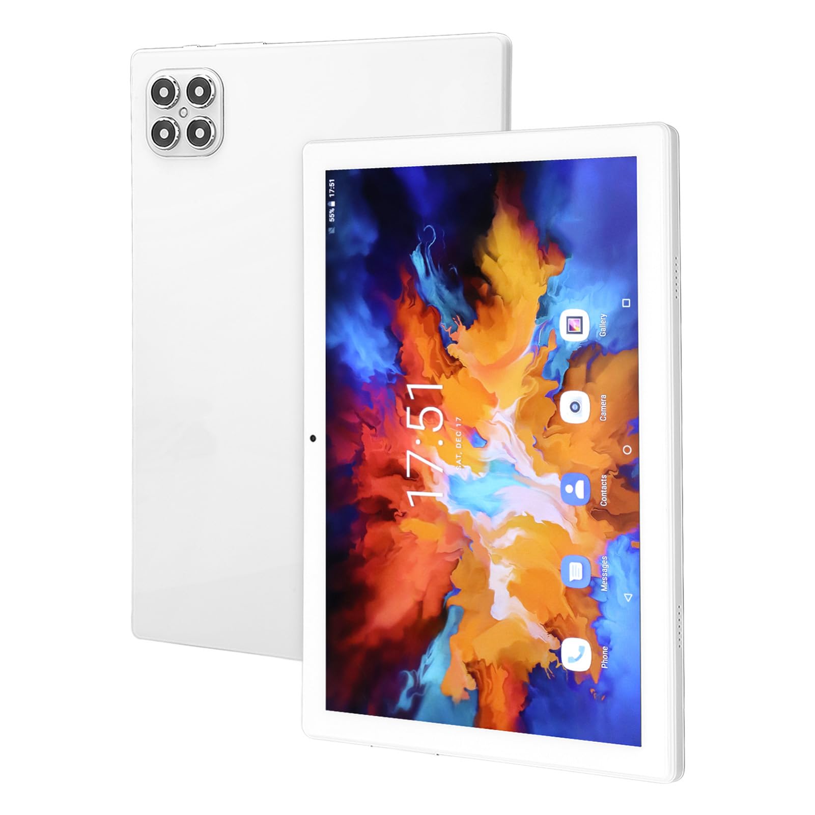 **Sxhlseller 10.1 Inch Android 11.0 Tablet with Detachable Magnetic Keyboard & RGB Mouse - 12GB RAM 256GB ROM, 1920x1200 IPS Display (White) - Perfect for Office Work, Online Learning & Entertainment**