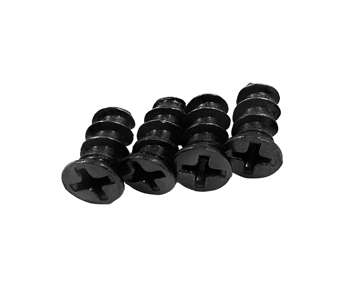 Black or Silver Fan Screws - 4 Pack in Various Sizes | Secure Mounting for PC Cooling Fans, Electronics & DIY Projects