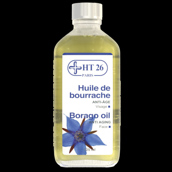 Organic Borage Oil 4.23 oz (125ml) - Cold Pressed, Pure & Natural for Skin, Hair & Nails - Perfect for DIY Beauty, Massage & Aromatherapy
