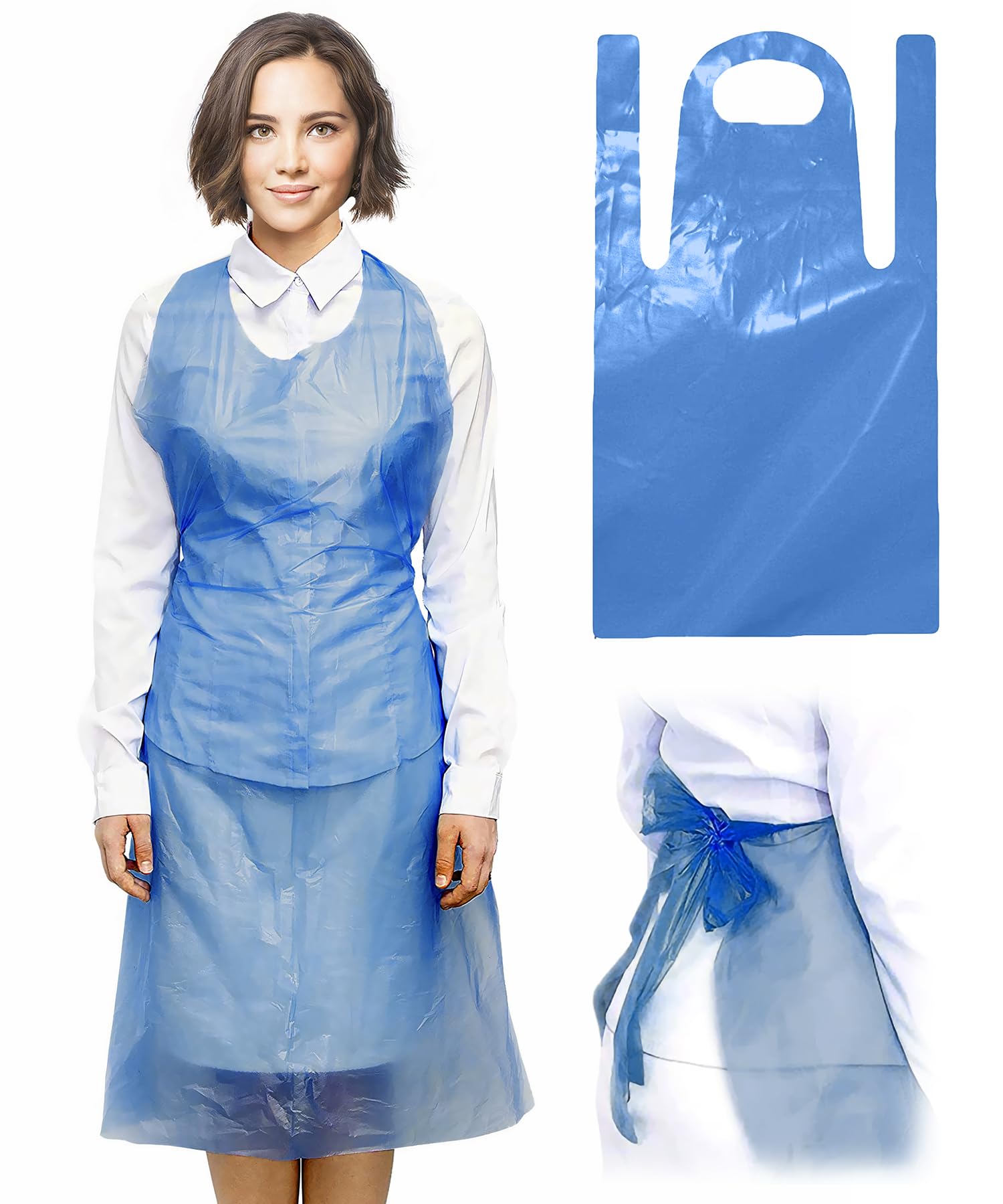 ABC PACK & SUPPLY Disposable Plastic Aprons for Adults, 28