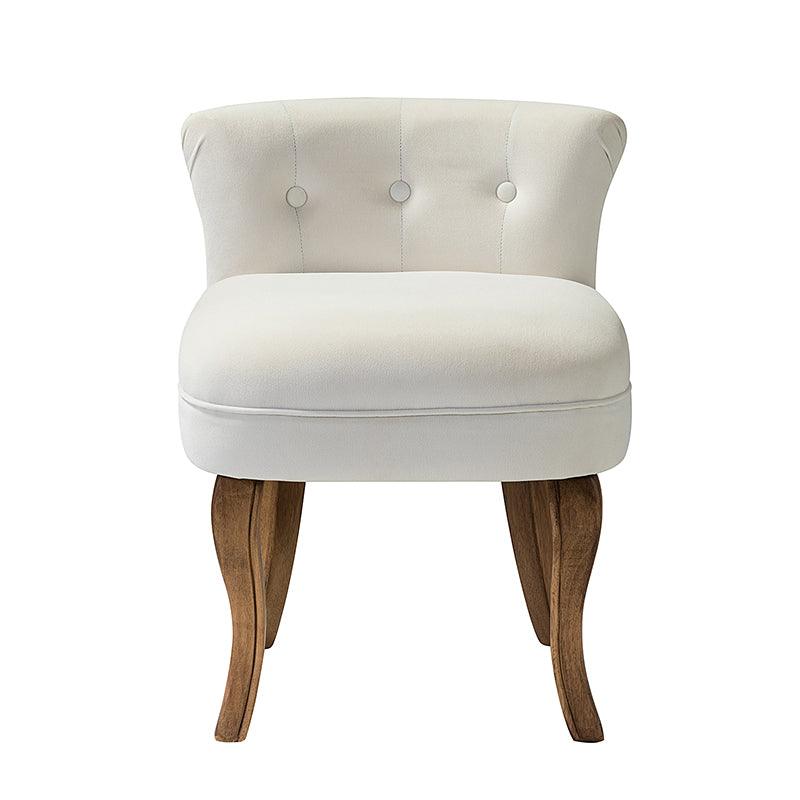 Moises Velvet Vanity Stool with Optional Types - Elegant Makeup Stool for Dressing Table, Bedroom & Bathroom