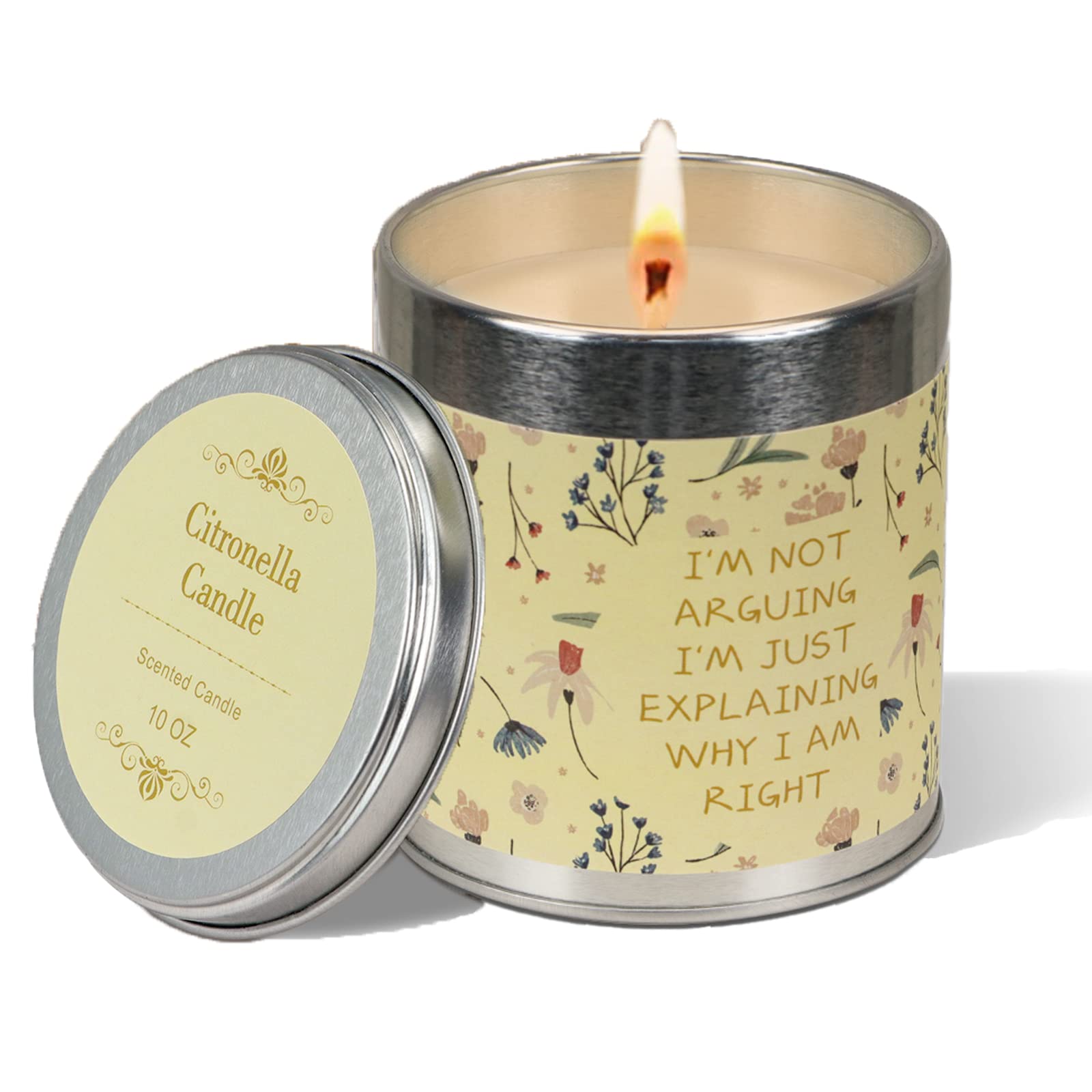 Natural Soy Wax Citronella Candles Outdoor - Long Burning Lemongrass Scented Jar Candles Set (7oz) for Garden, Patio, Yard, Balcony & Home - Aromatherapy Mosquito Repellent Candles for Relaxing Evenings & Outdoor Gatherings