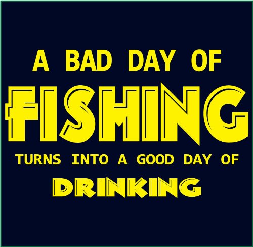 Funny Fishing & Drinking T-Shirt - Humorous Gift for Anglers & Beer Lovers - Perfect for Fishing Trips, Beer Parties & Casual Wear