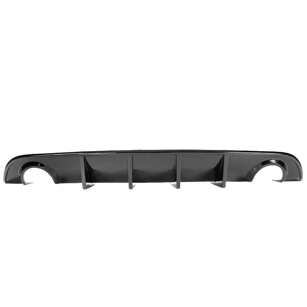 IKON MOTORSPORTS Rear Bumper Lip Diffuser for 2015-2023 Dodge Charger SRT | Glossy Black V3 Style Splitter Spoiler | Aggressive Look & Enhanced Aerodynamics | Perfect for Car Enthusiasts & Street Racing