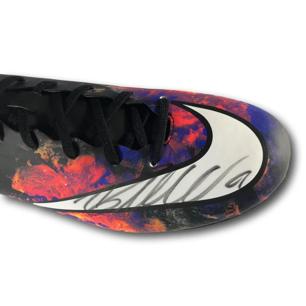 Authentic Cristiano Ronaldo Signed Nike Mercurial Victory CR7 Soccer Cleats - Black with COA - Limited Edition Football Boots for Collectors & Fans - Perfect for Display, Gifts, and Memorabilia Collections