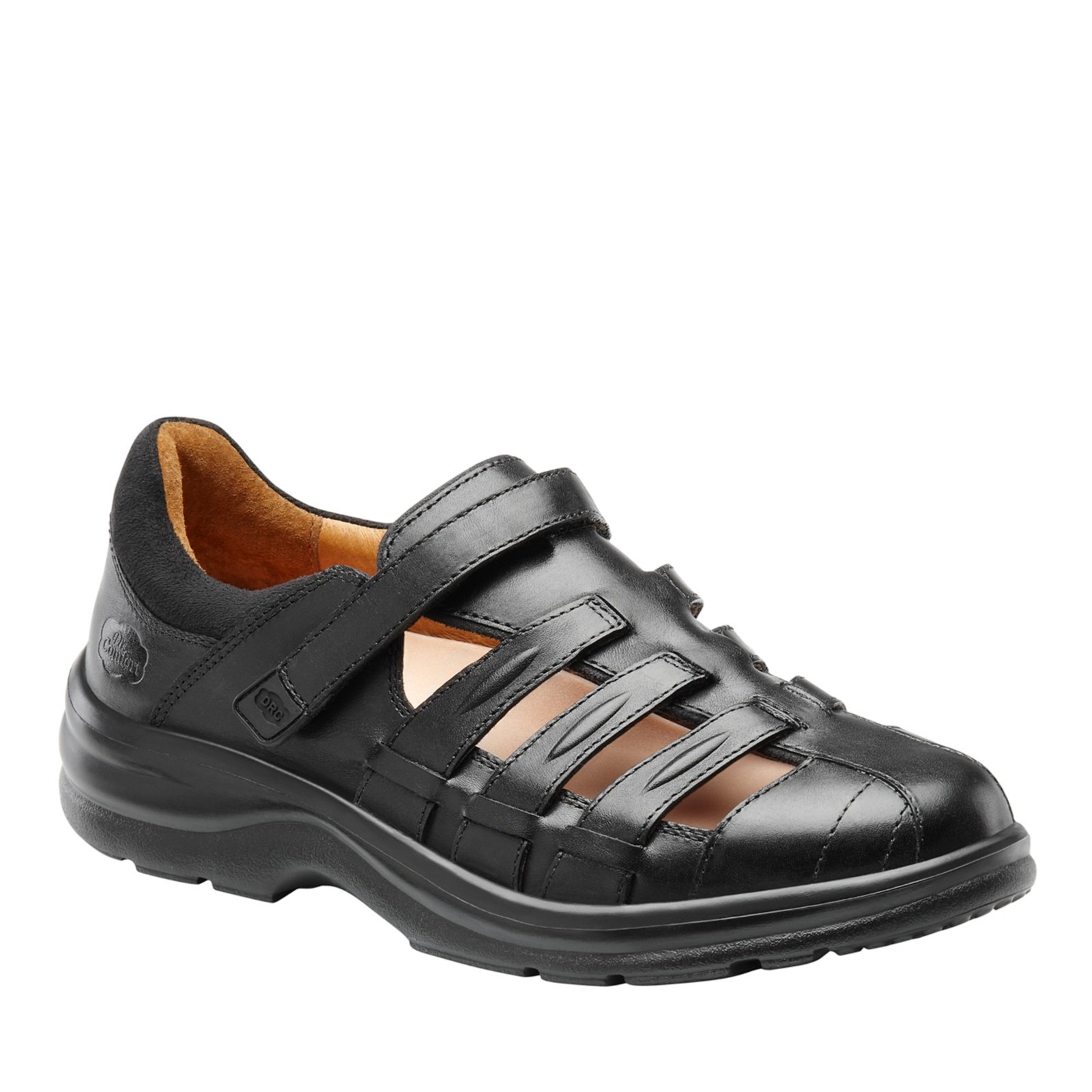 Dr. Comfort Women's Breeze Fisherman Sandals - Black | Orthopedic Support & Comfort | Perfect for Walking, Travel & Summer Outfits