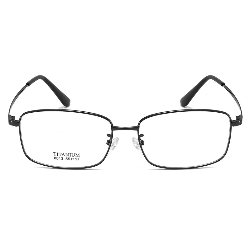 Bclear Women's Full Rim Square Titanium Eyeglasses Frame 48013 - Lightweight & Durable Eyewear for Work, Reading & Fashion