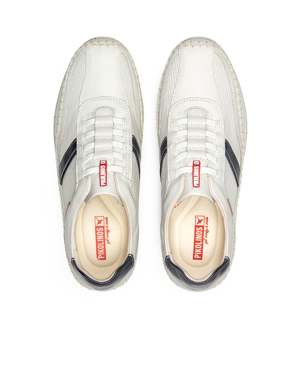 **PIKOLINOS Men's Leather Sneakers - Fuencarral Style | Comfortable & Stylish Casual Shoes for Walking, Work & Everyday Wear**