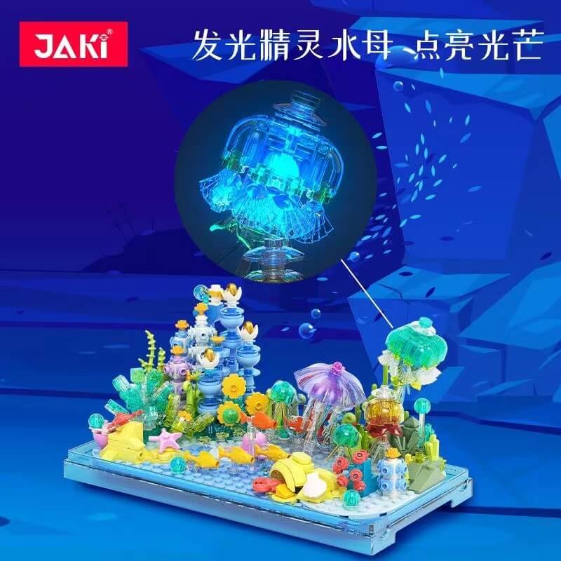 JAKI JK8351 Under The Sea Mechanical Gaming Keyboard - Blue Switch, RGB Backlit, Water-Resistant Design for PC Gamers | Perfect for Gaming Setups, Office Work & Typing Enthusiasts