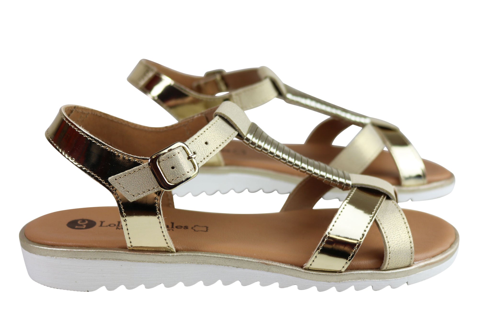 Lola Canales Gina Women's Comfortable Leather Sandals - Handmade in Spain - Perfect for Summer, Beach & Casual Outings