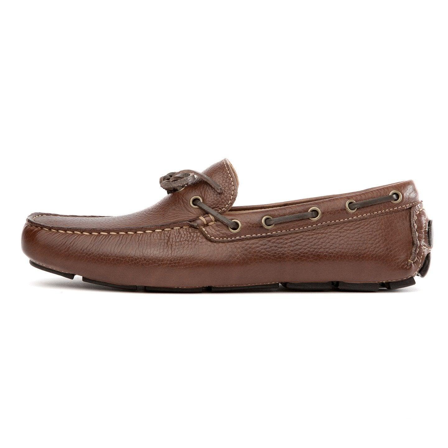 Elegant Lace Driver Shoes in Walnut Brown - Perfect for Casual Wear, Office & Outdoor Activities