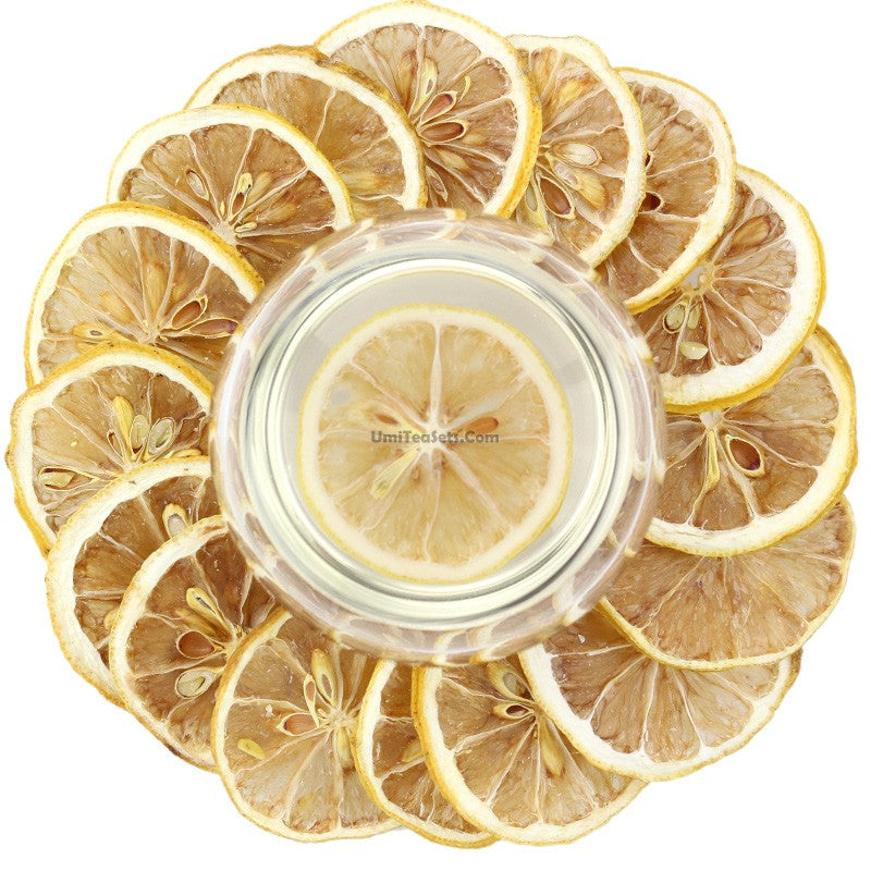 Organic Lemon Slices Tea - 100% Natural Dried Lemon for Herbal Tea, Detox & Weight Loss | Perfect for Iced Tea, Hot Brew & Gift Giving