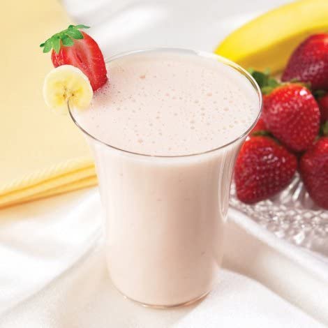 Nutmeg State Nutrition High Protein Meal Replacement Smoothie - Low Calorie, Low Fat Shake with 15g Protein, Ideal Protein Compatible, 7 Servings (Strawberry Banana Flavor) for Weight Loss & Muscle Recovery