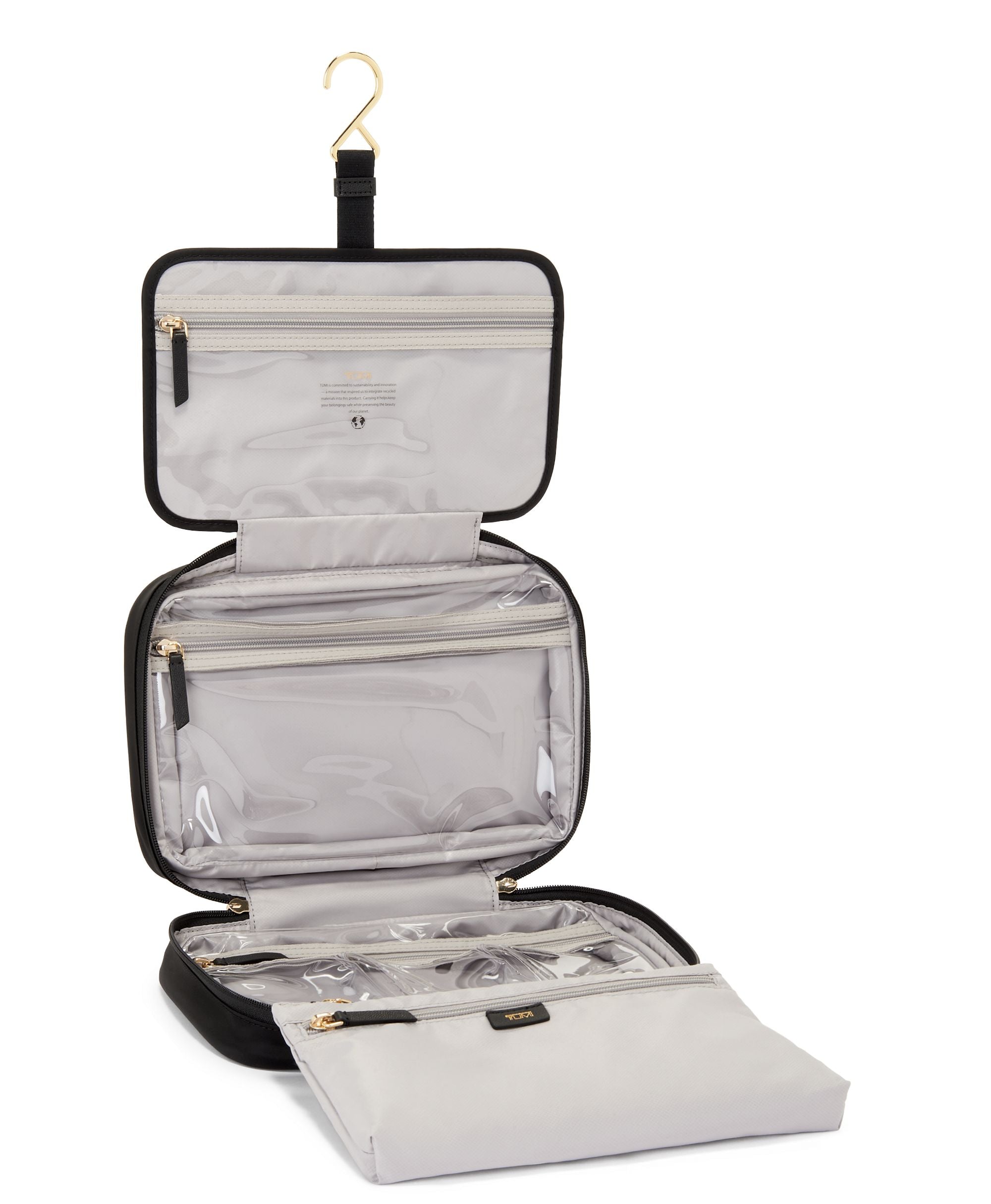 Tumi Voyageur Madeline Cosmetic Case - Travel Makeup Bag for Women, Waterproof & Spacious Organizer - Perfect for Airplane, Gym, and Everyday Use