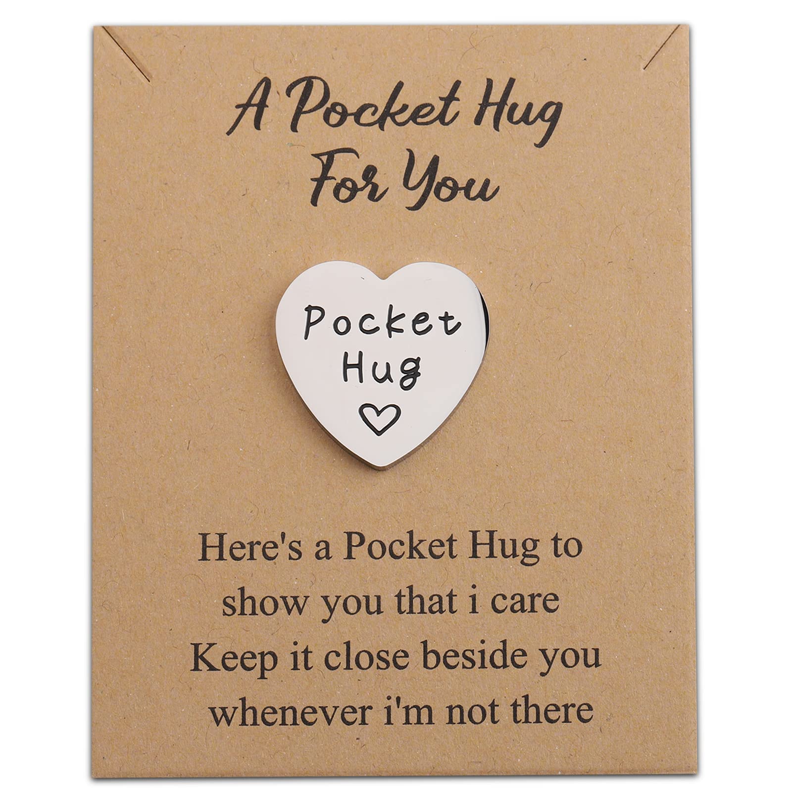 MAOFAED Pocket Hug Card - Long Distance Relationship Gift for Best Friends, Couples & Loved Ones | Keepsake Token for Comfort & Connection - Perfect for Anniversaries, Birthdays & Special Moments
