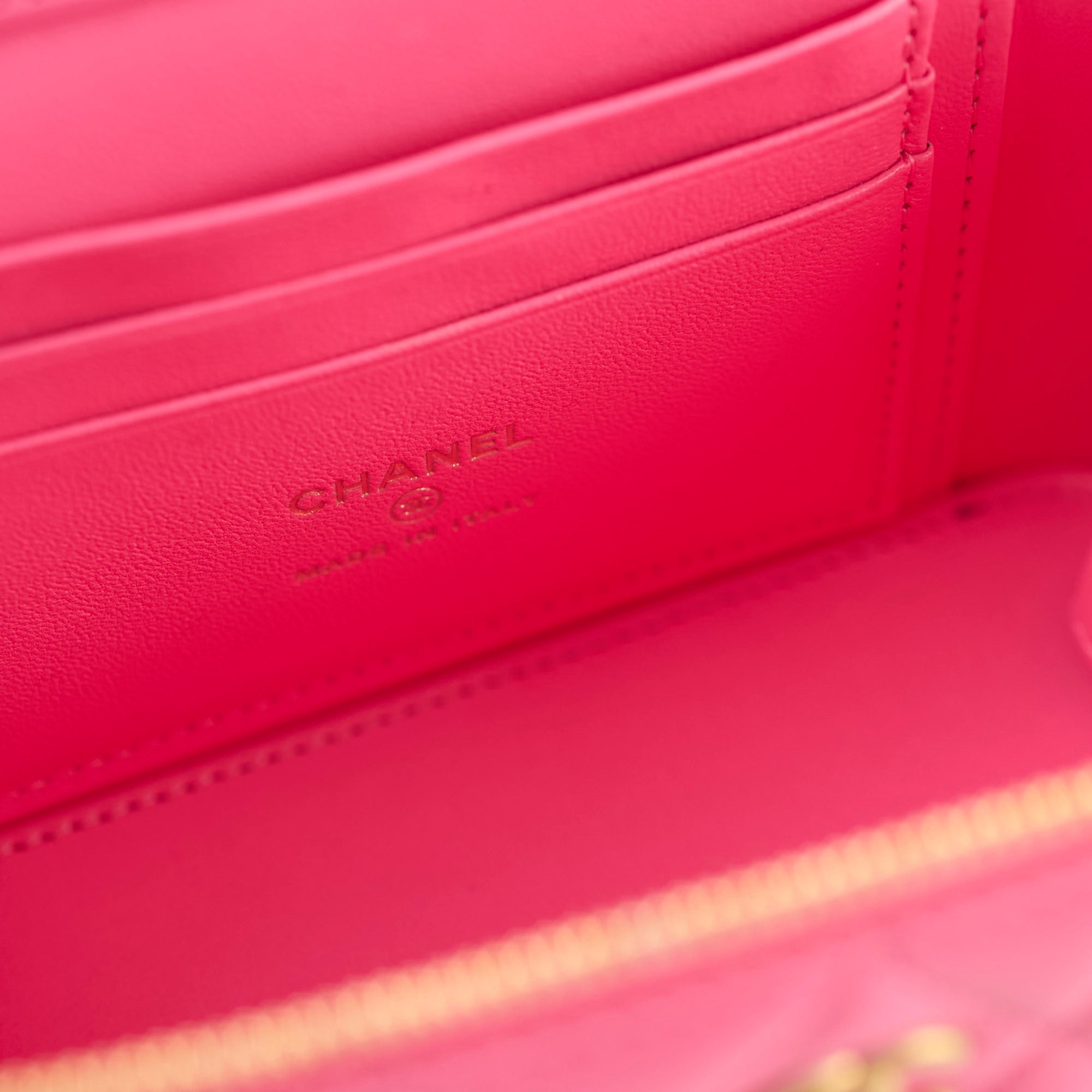 Chanel Pink Vanity Case with Coco Chain - Authentic Luxury Crossbody Bag with Microchip for Women | Perfect for Parties, Date Nights & Special Occasions