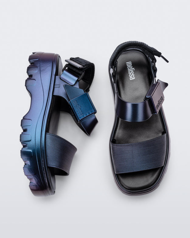 Melissa Metallic Kick Off Sandals - Women's Fashion Flip Flops for Beach, Pool & Summer Outfits