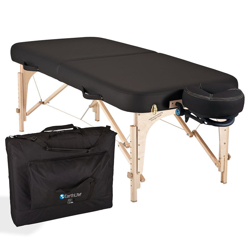 Earthlite Spirit Portable Massage Table with Carrying Case - Professional Foldable Massage Bed for Therapists, Home Use, Spa & Reiki Sessions - Ideal for Mobile Massage Business & Relaxation Therapy