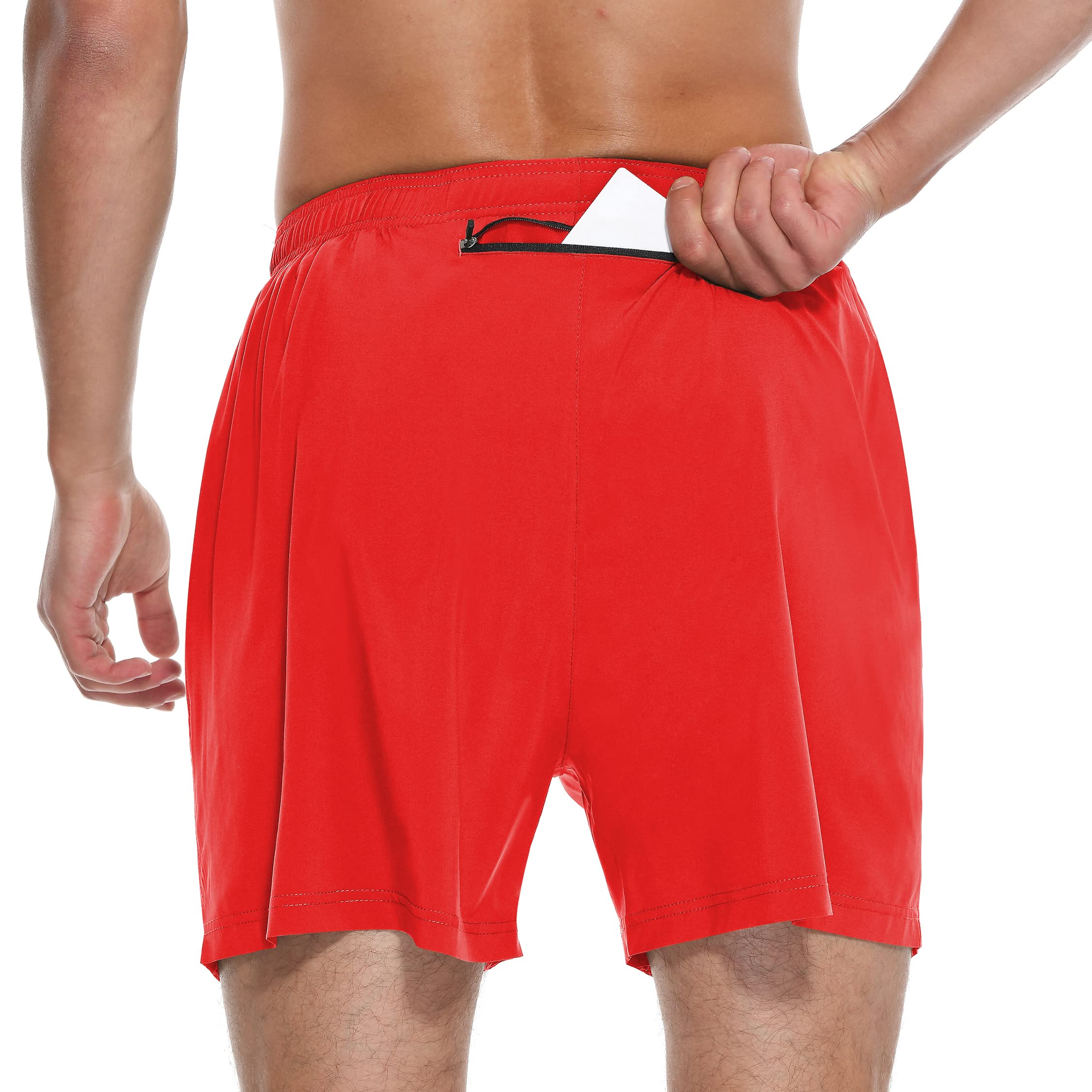 FEDTOSING Men's 5 Inch Running Shorts - Quick Dry Lightweight Workout Shorts for Basketball, Training & Gym - Breathable Athletic Shorts with Pockets - Perfect for Jogging, Sports & Outdoor Activities