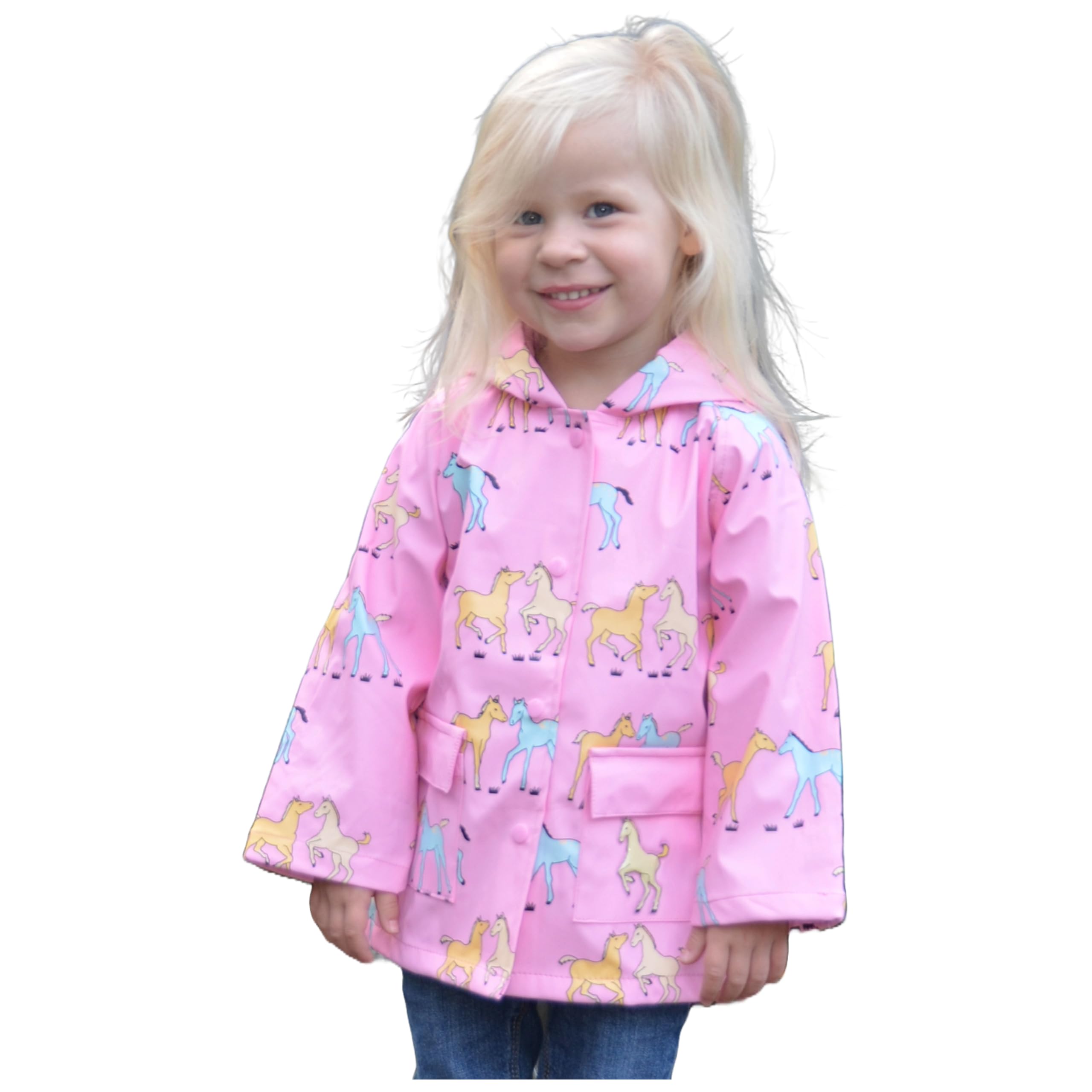 Waterproof Foxfire Raincoat for Kids - Boys & Girls Outdoor Play, School, and Rainy Day Adventures