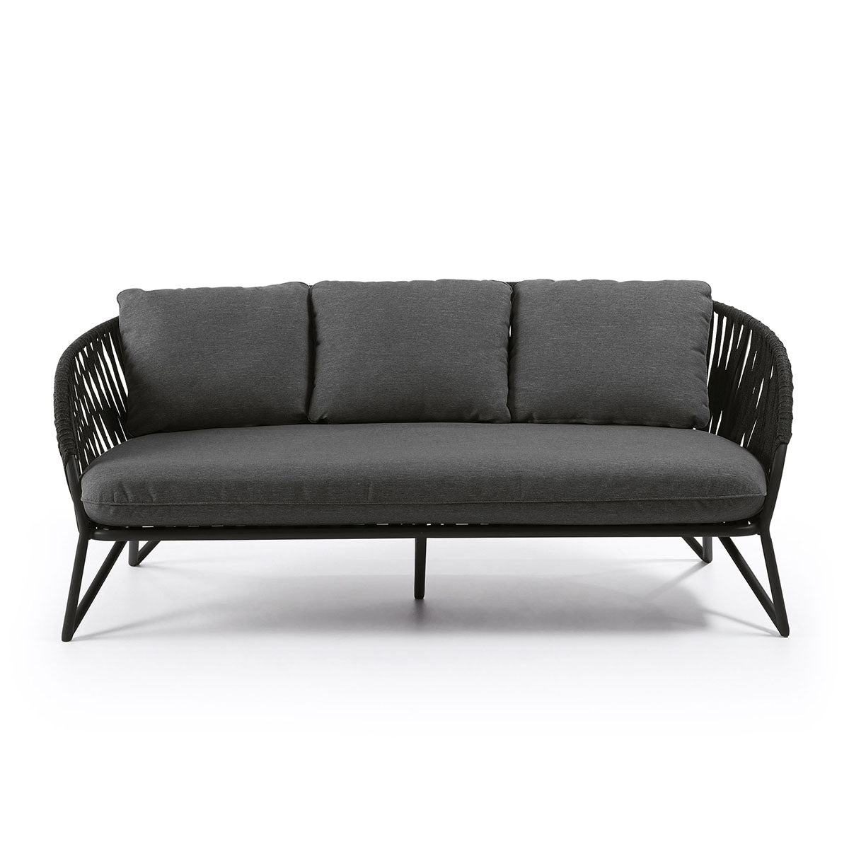 Branzie 3-Seater Outdoor Patio Sofa Set - Waterproof Wicker Furniture for Garden, Backyard, Poolside & Balcony - Comfortable All-Weather Lounge Seating