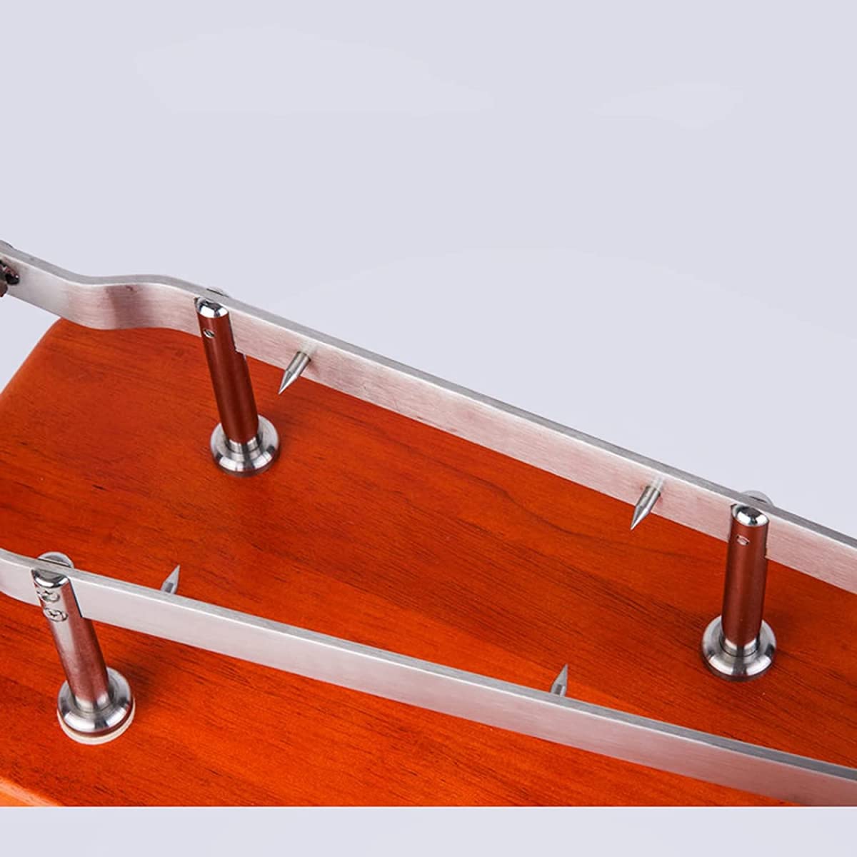 Adjustable COERSD Ham Stand & Rack Set - Boneless Ham Holder with Clip for Kitchen, Holiday Meals & Buffet Serving