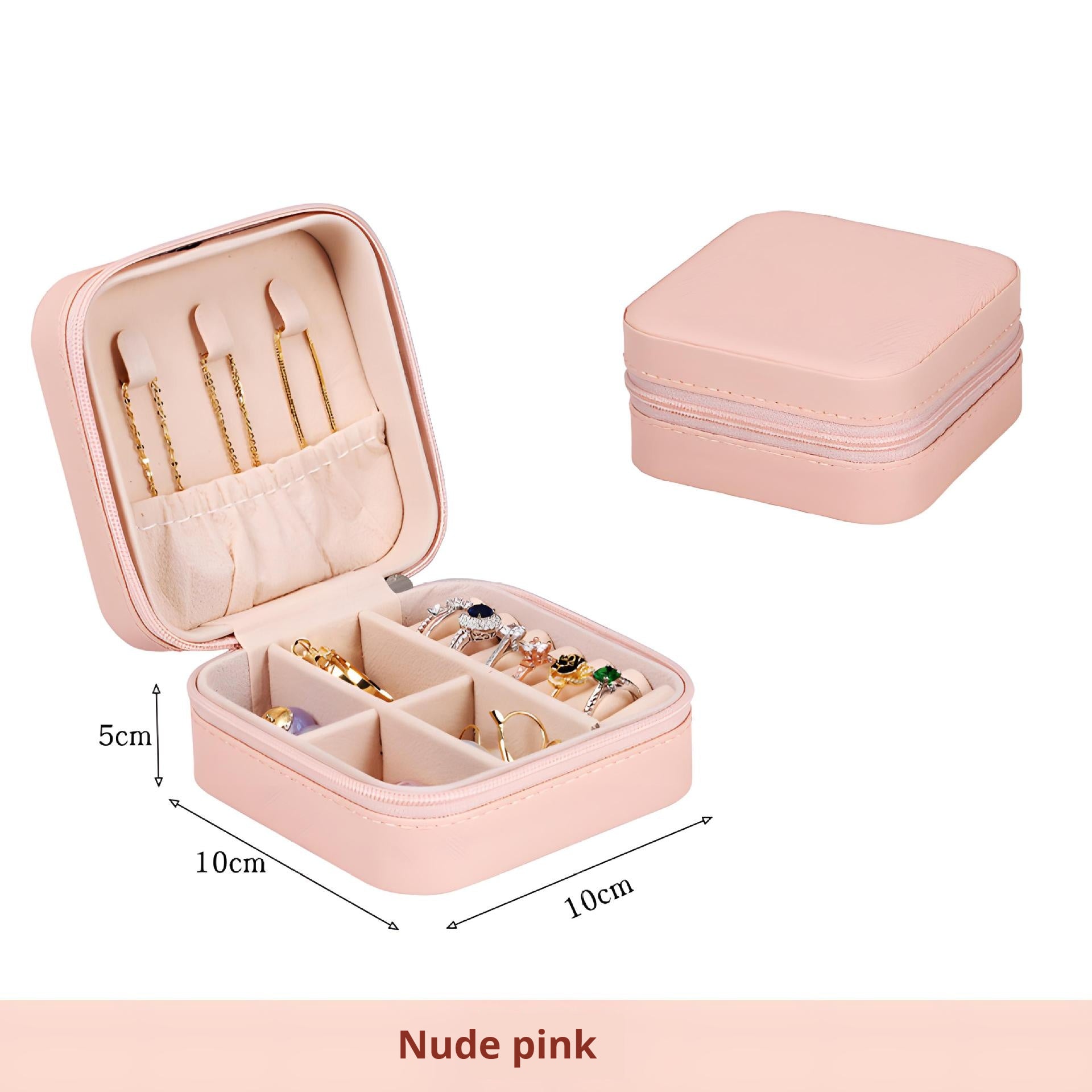 Portable DIY Jewelry Box - Creative Simple Design for Handmade Jewelry Storage - Perfect for Travel, Gifts & Organizing Rings, Necklaces & Earrings