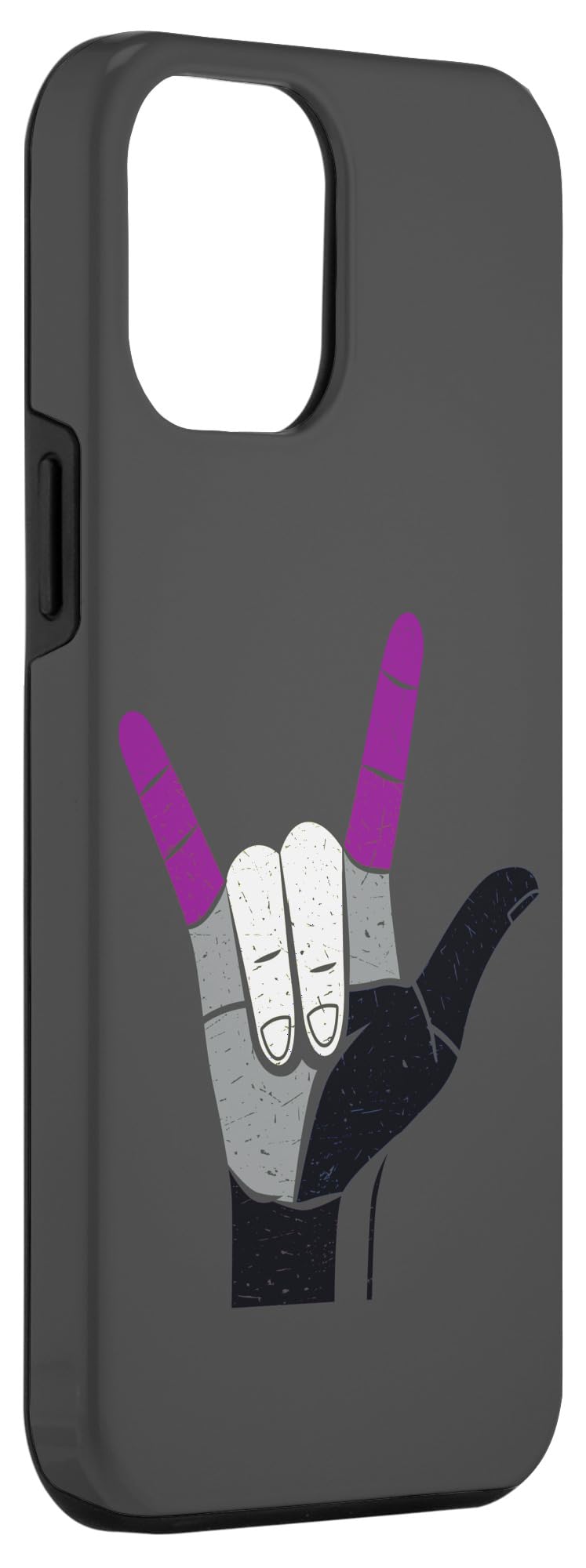 iPhone 12 Pro Max Case with Asexual Pride Flag Design - Durable Protective Cover for LGBTQ+ Support | Perfect for Pride Events, Daily Use & Showing Your Identity