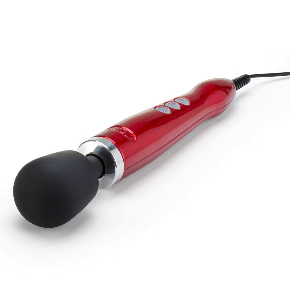 Premium Doxy Die Cast Solid Metal Plug-In Vibrating Wand Massager - Powerful Personal Massage for Relaxation & Intimate Pleasure - Perfect for Home Spa & Couples Time
