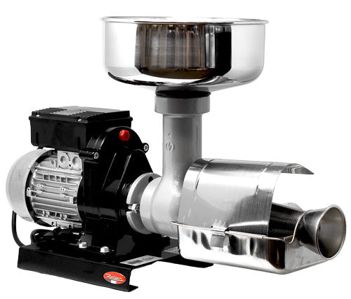 Nella Tomato Squeezer - 110 RPM Electric Tomato Press with 0.4 HP Motor (115V) - Perfect for Making Homemade Tomato Sauce, Juice & Puree in Commercial Kitchens & Restaurants