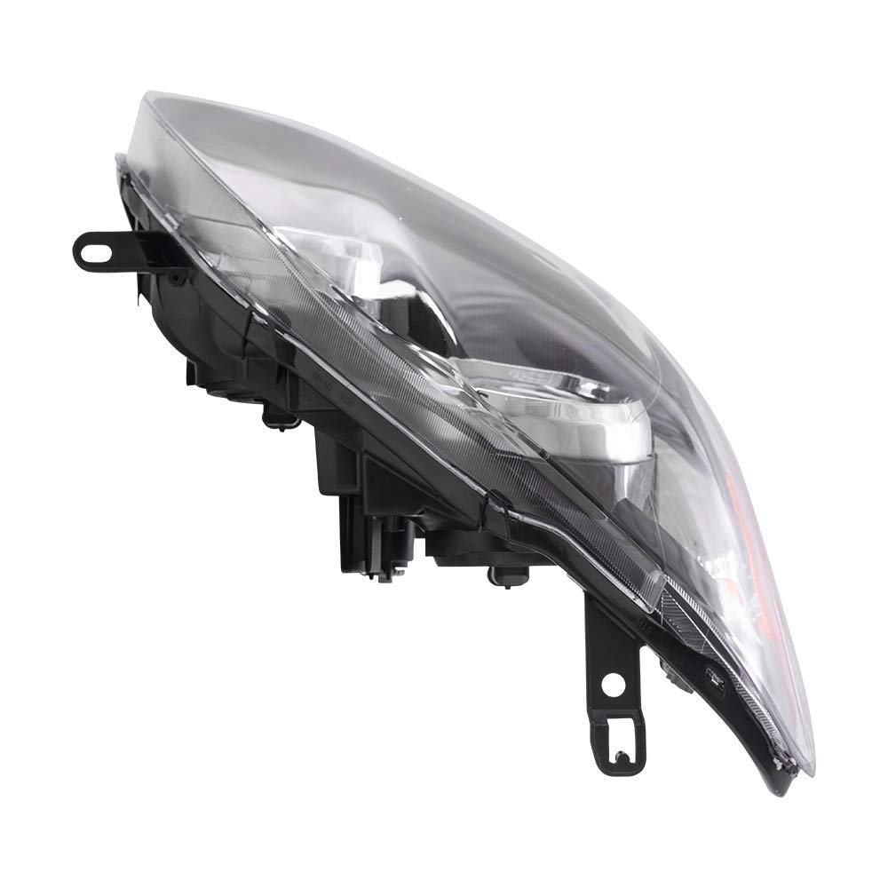 Brock Replacement Halogen Headlights for 2005-2008 Toyota Corolla - Smoked Lens Driver & Passenger Side (Part# 8115002360, 8111002370) | Durable Lighting Upgrade for Night Driving & Enhanced Style