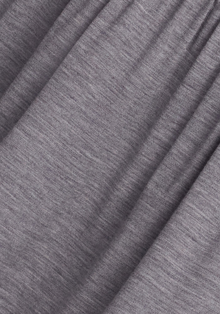 Clara Dress in Graphite Heather - Elegant Women's Casual & Party Wear for Office, Date Night & Special Occasions