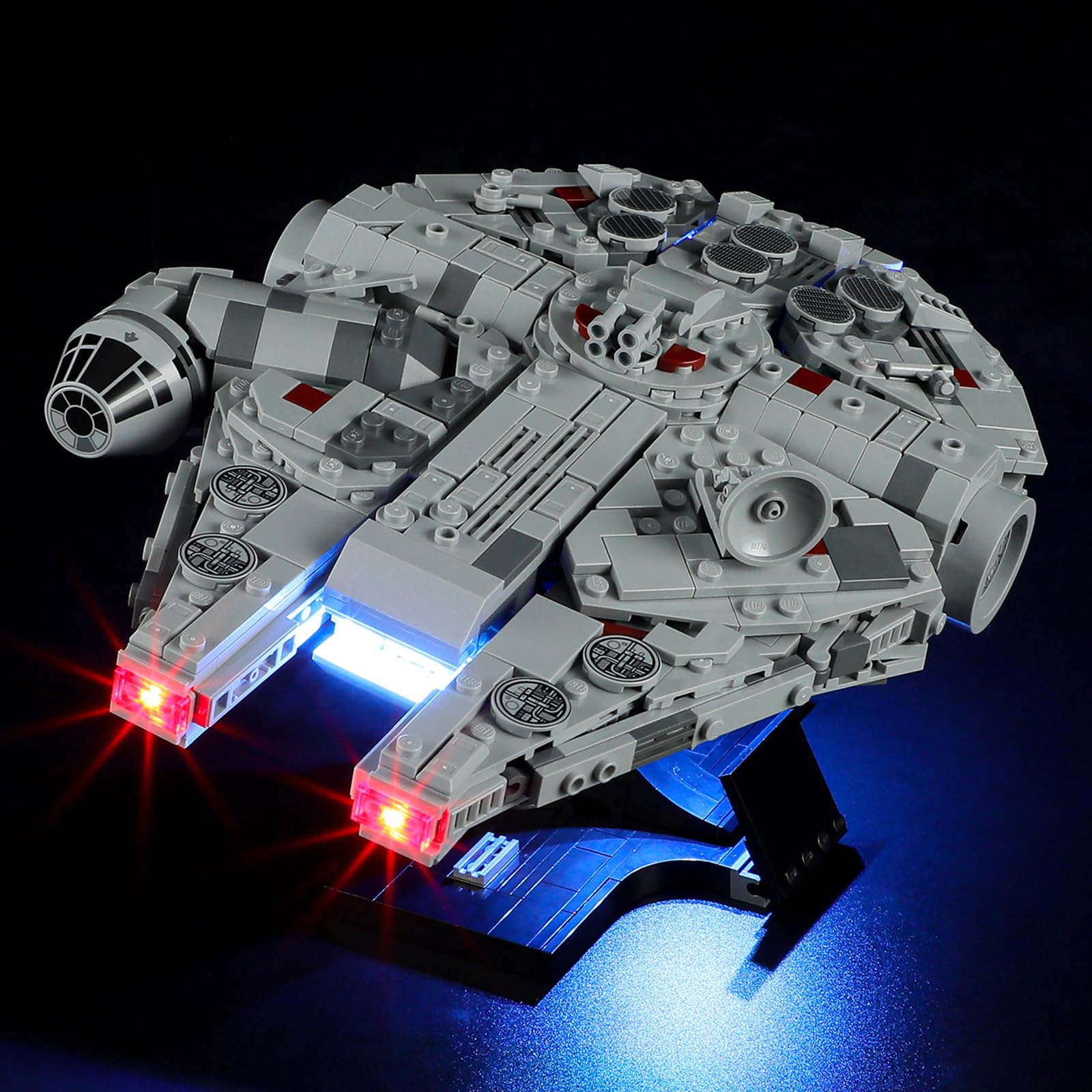BRIKSMAX LED Light Kit for Lego 75375 Millennium Falcon – Compatible with Lego Star Wars Building Set (Lego Not Included) – Enhance Your Star Wars Display & Nighttime Decor