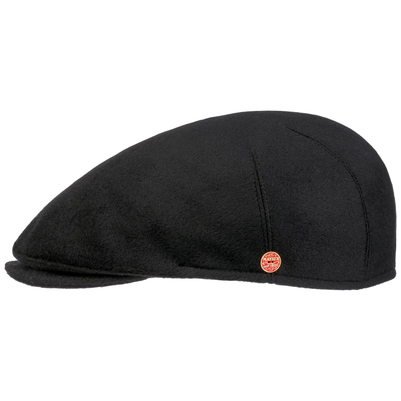 Mayser Sidney Plus Cashmere Flat Cap for Men - Soft & Warm Winter Hat - Perfect for Outdoor Activities, Travel & Casual Wear